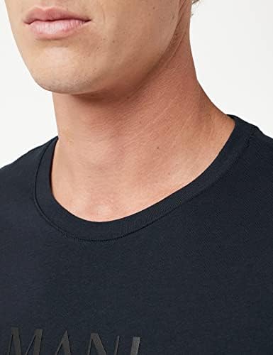 A | x ארמני מחליפים את חולצת הטריקו לוגו ניגודיות של גברים